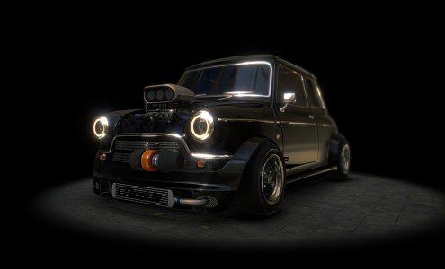 Mini Cooper Car 3d model