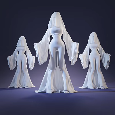 Ghost Ghost Niang Ghost 3d model