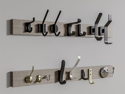 Modern Hook Hanging Coat Hook Combination model