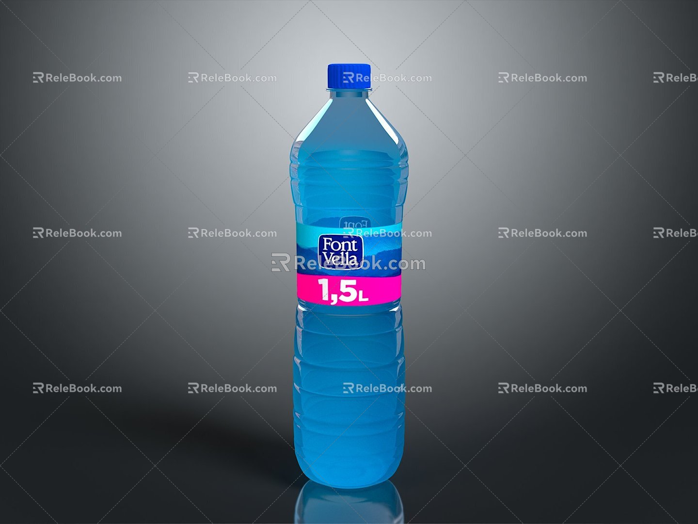 Mineral Water Bottle Nongfu Spring Pure Water Bottle Water Bottle Old Bottle Bottle Empty Bottle Plastic Bottle Container 3d model