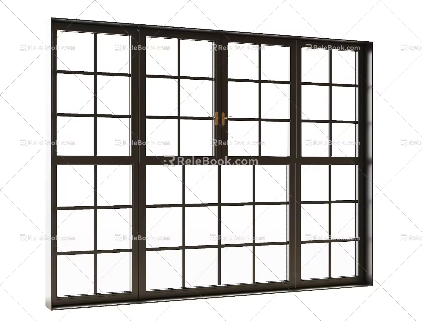 Window casement 3d model