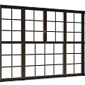 Window casement 3d model
