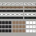 Modern Switch Socket Panel 3d model