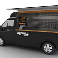 Kenhill Mobile Food Truck With Open Window For Pizza Service