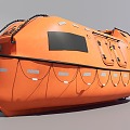 Lifeboat 3d model