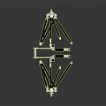 Sturdy Metal Furniture Frame Design With Multiple Black Silver Support Bars And Connectors