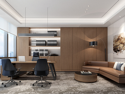 Modern Office Manager Room model