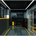 Car 4S Shop Professional Car Detailing Services With Modern Interior And Bays