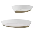 Modern White Round Ceiling Light With Sleek Minimalist Design For Home Decor