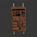 Modern tool kit tool bag 3d model