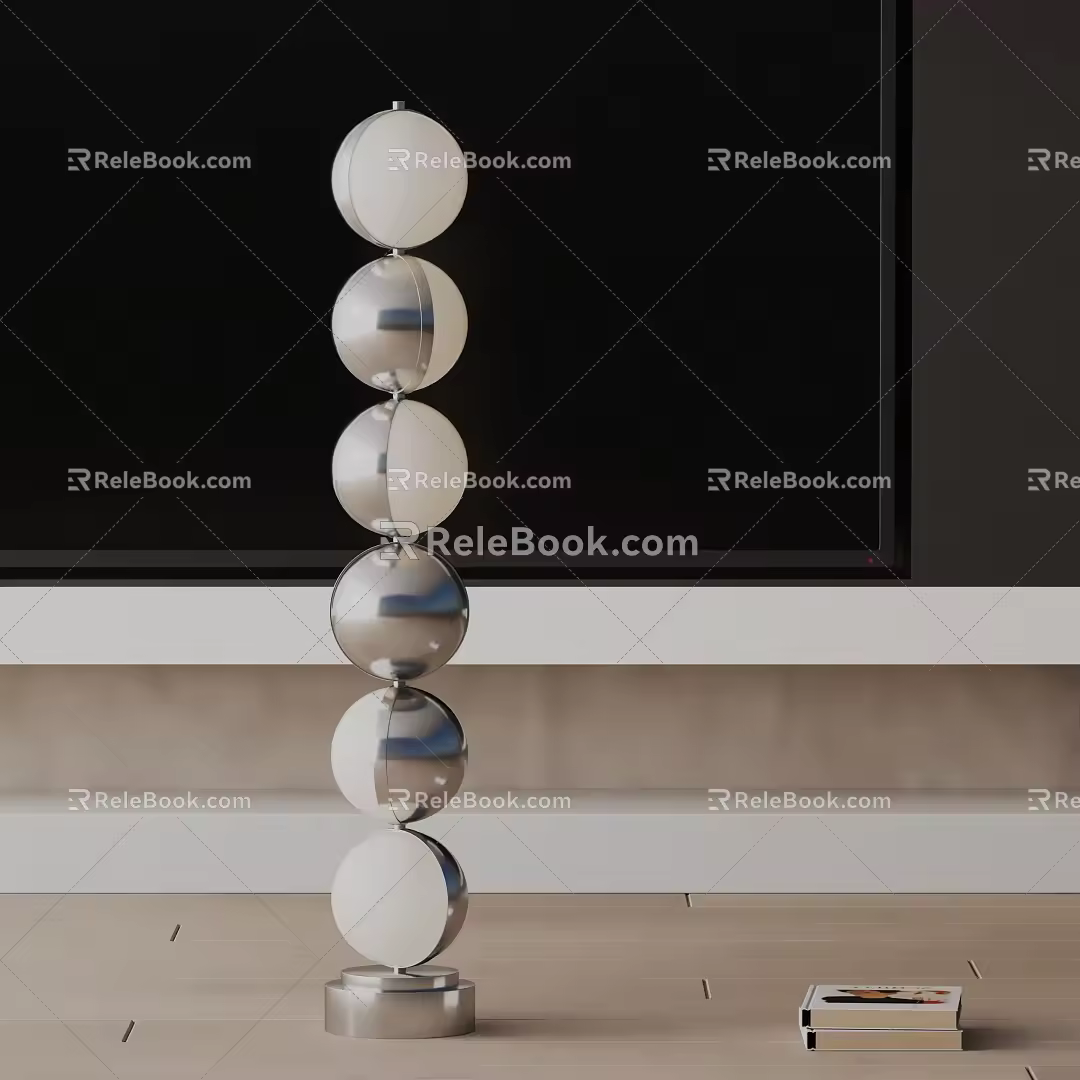 Modern floor lamp 3d model