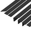 Garden Decor Materials with Colorful Decorative Balls Black Strips and Dark Wood Board