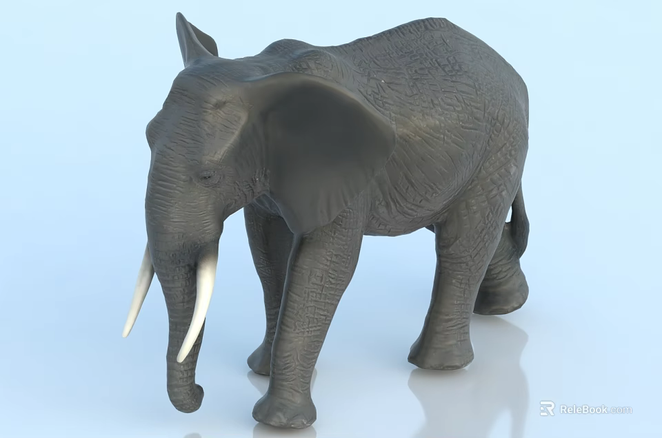 Realistic Reptile Model Displaying Detailed Scales And Natural Posture Design 3d model 