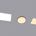 Modern Ceiling Light Design with Square and Round Shapes for Home Lighting
