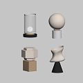 Modern Table Lamps With Unique Geometric Shapes And Soft Lighting For Home Decor