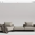 Modern Multiplayer Sofa 3d model