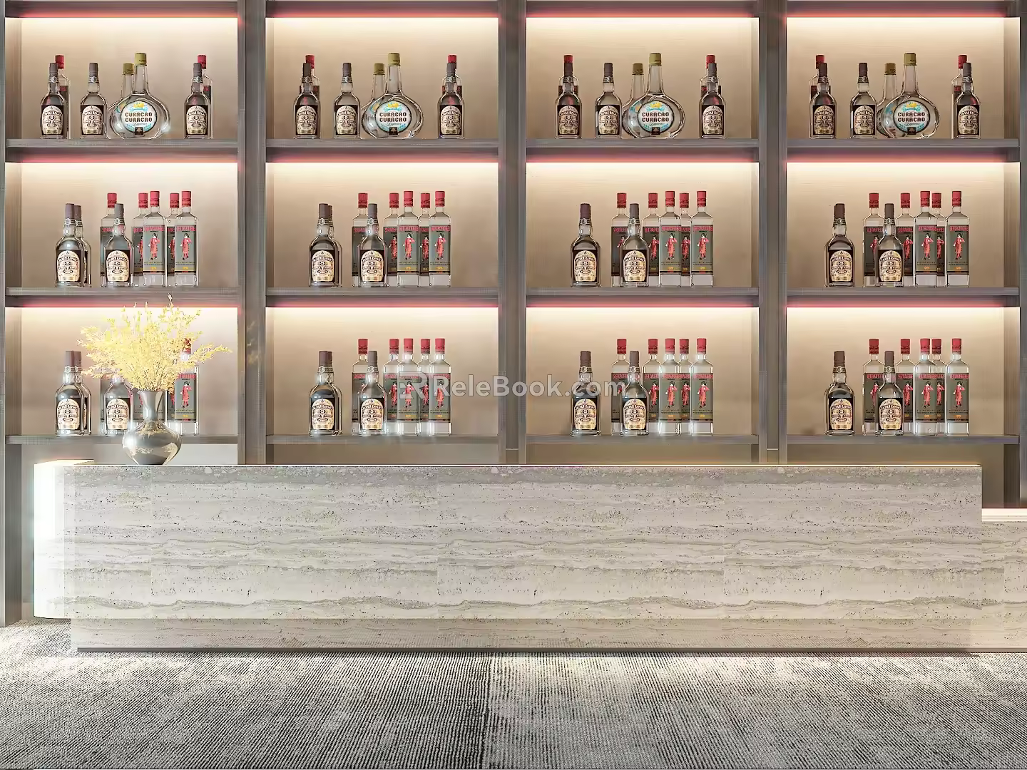 Front Desk 3d model