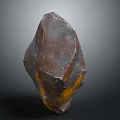 Natural Irregular Stone With Brown Gray And Yellow Veins For Decoration