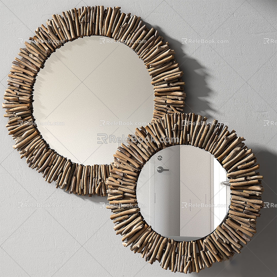 Silent Wind Mirror 3d model