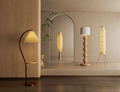 Quiet Floor Lamp 3d model