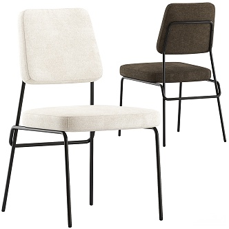 Modern single chair 3d model