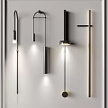 Stylish Modern Black Wall Sconces With Various Designs For Home Interior Lighting
