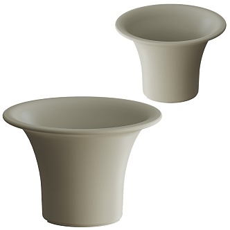 Serralunga flowerpot ceramic utensils 3d model