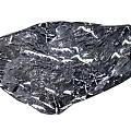 Various Black Rockery Stones With White Veins For Garden Landscape Design