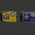 Waterproof Digital Cameras Yellow And Blue XP Series With Rugged Design And LCD Screens