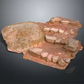 Natural Rocky Terrain With Irregular Rock Formations Scattered Stones And Uneven Surface