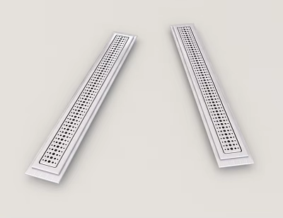 Bathroom Accessories Long Strip Stainless Steel Shower Drains For Floor Drainage 3d model