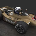 Electric Toy Racing Car With Number 29 Logo Design And Brown Color Helmet