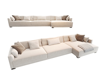 Modern Multiplayer Sofa 3d model