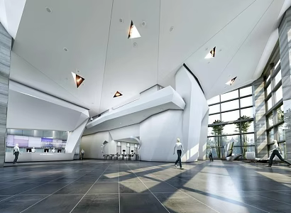 Hall 3d model