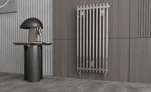 Modern heating pipe heating 3d model