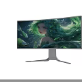Curved Computer Monitor With Sleek Design Vibrant Display And Ergonomic Stand