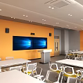 Modern Interactive Classroom 3d model