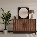 Modern Side Cabinet Sideboard 3d model