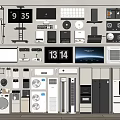 Various Types Of Kitchen Appliances Display With Modern Designs And Models