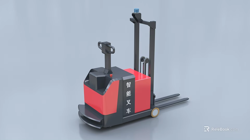 Intelligent Industrial Forklift Equipment With Efficient Hydraulic Lifting For Material Handling 3d model 