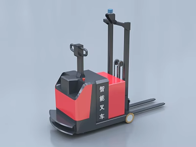 Intelligent Industrial Forklift Equipment With Efficient Hydraulic Lifting For Material Handling 3d model