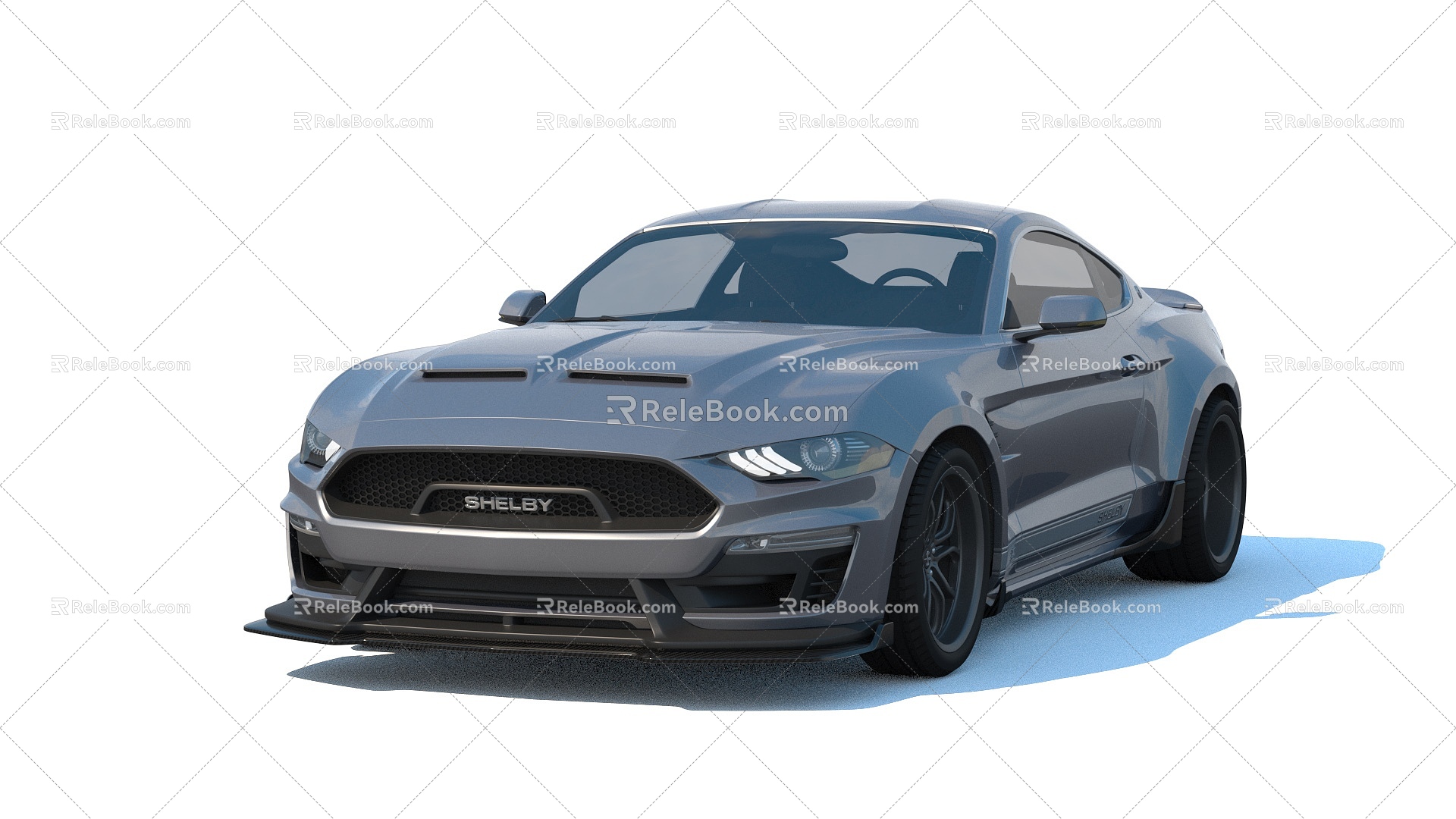 Ford Mustang Ford Mustang Shelby sports car 3d model