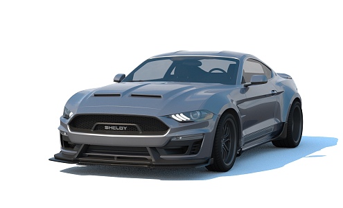 Ford Mustang Ford Mustang Shelby sports car 3d model