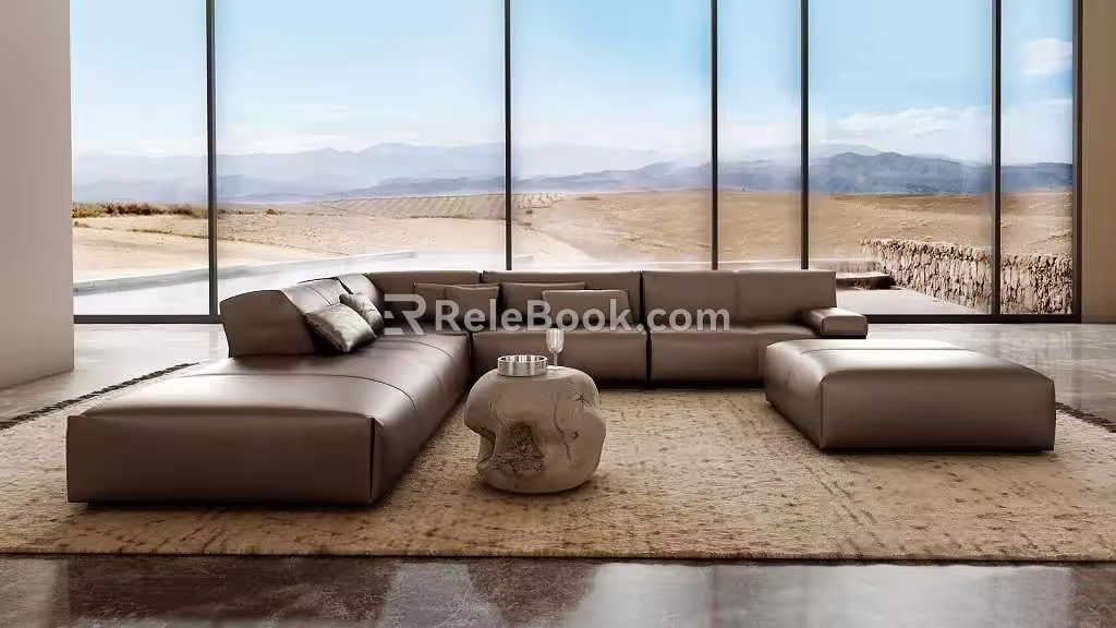 Combination sofa 3d model