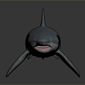 Modern shark great white shark whale shark hammerhead shark 3d model