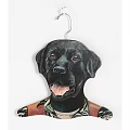 Creative Clothes Hangers With Animal Head Shapes And Colorful Outfits
