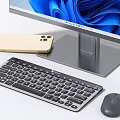 modern keyboard apple phone monitor mouse 3d model