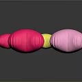 Metallic Heart Shaped Balloons Decoration Equipment With Red Pink Yellow Colors And Reflections