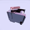 Honneywell servo motor for air and gas controller of tunnel kiln 3d model