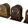 Vintage Wooden Radios With Classic Design And Various Color Options For Home Use